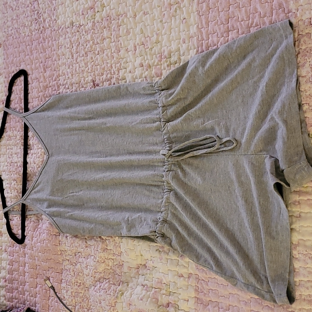 Gray romper